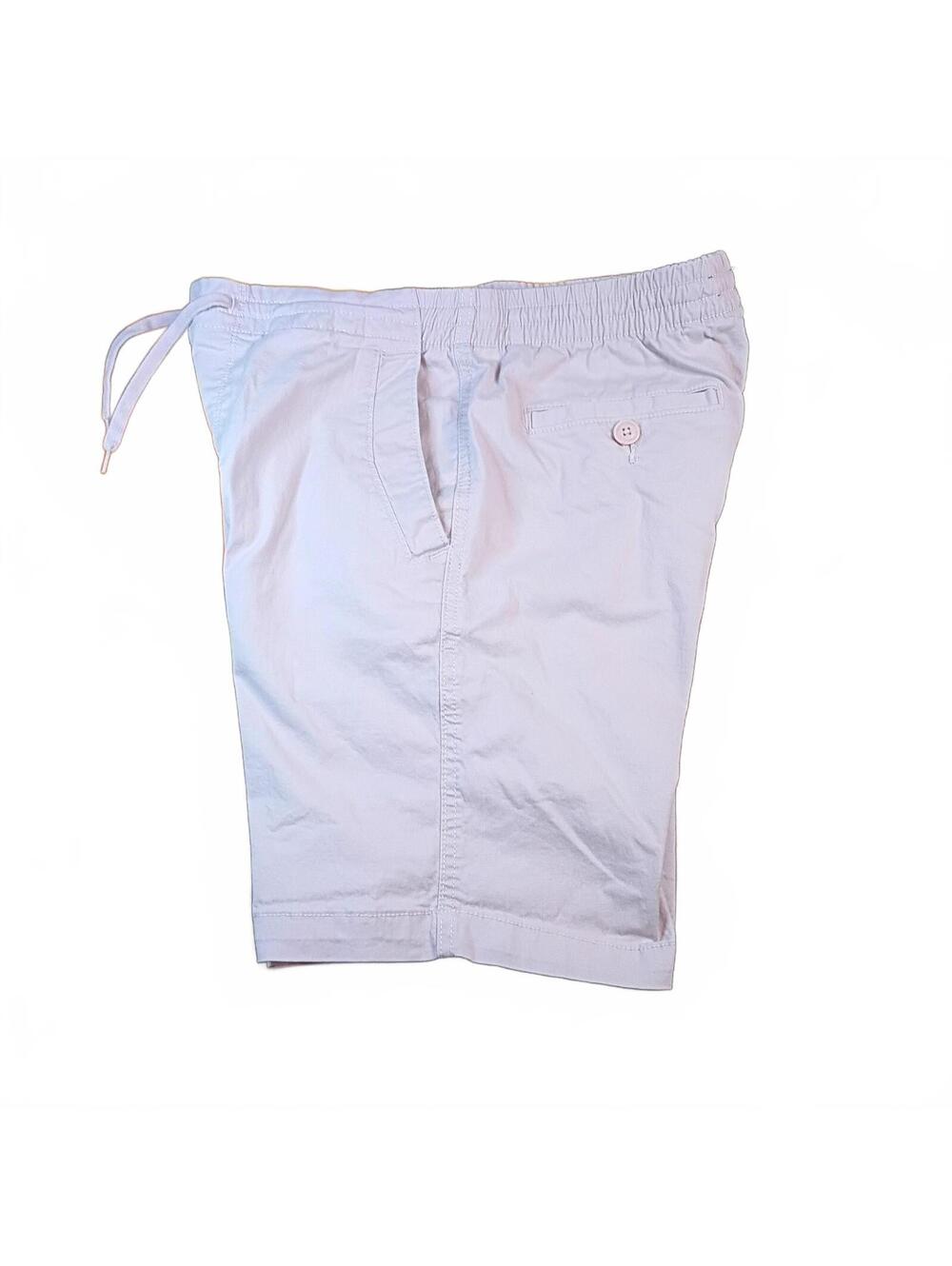 Aero Ladies Light Pink Cotton Blend Drawstring Shorts Size S